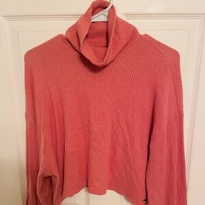 Hollister Rose Crop Turtleneck